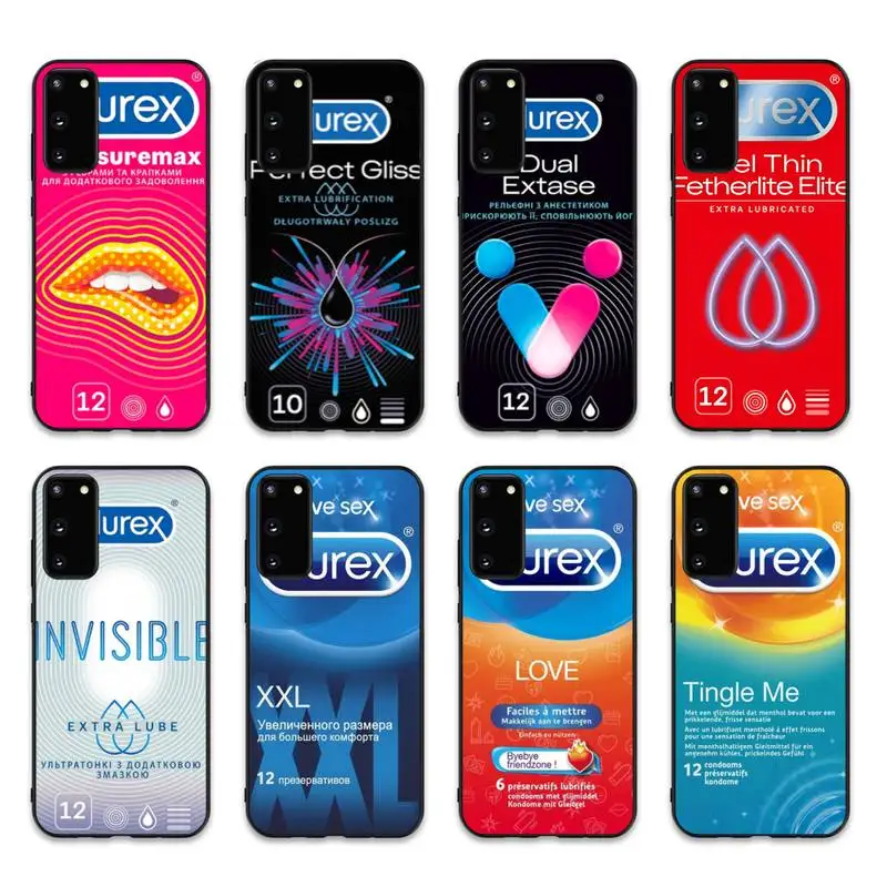 

Sexy condom box Phone Case for Samsung S10 21 20 9 8 plus lite S20 UlTRA 7edge