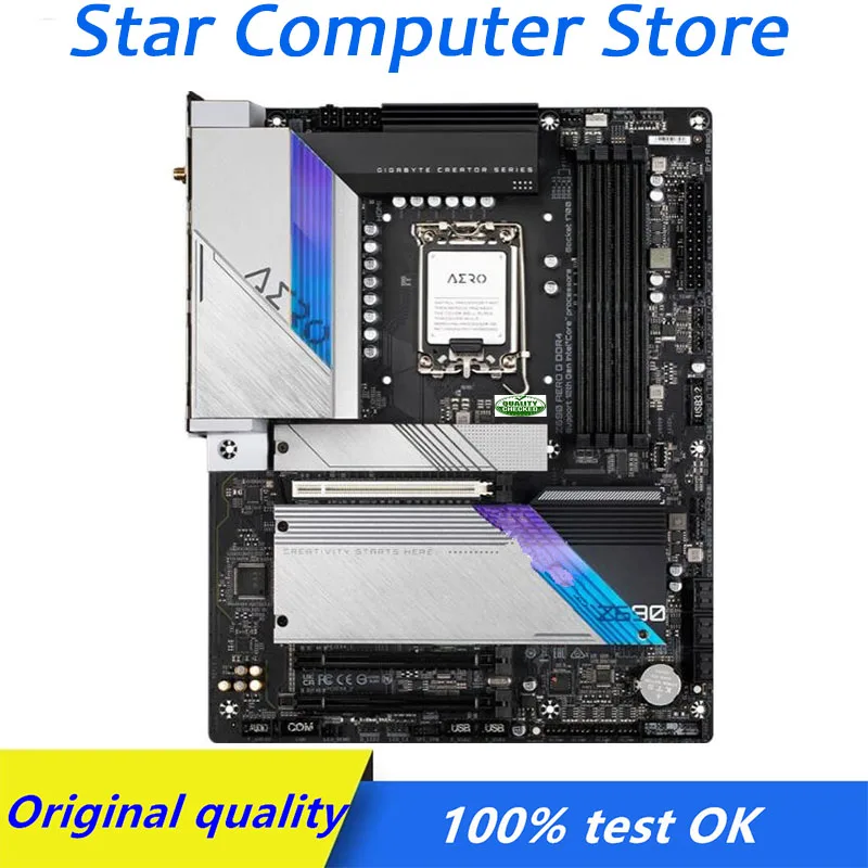 

NEW For Gigabyte GA Z690 AERO G DDR4 LGA 1700 Motherboard Computer USB3.0 SATA3 M.2 SSD Desktop Mainboard