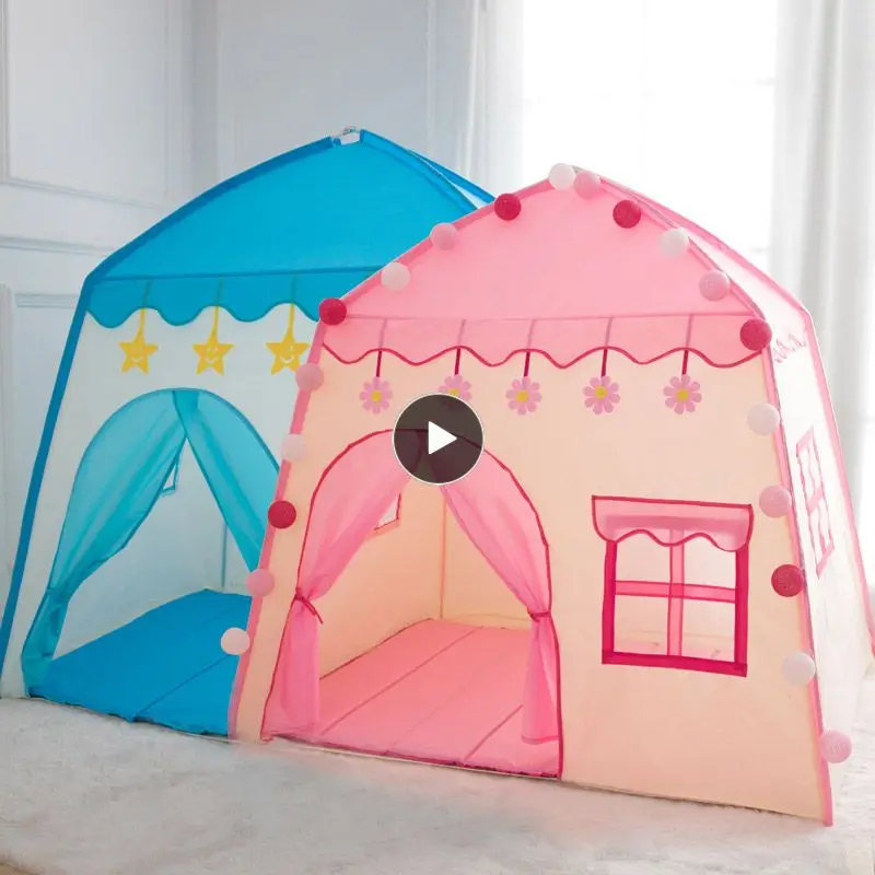 

Kids Toy Tent Children Indoor Girl Boy Baby Play Game Activity Home Folding House Play Wigwam For Children Gift