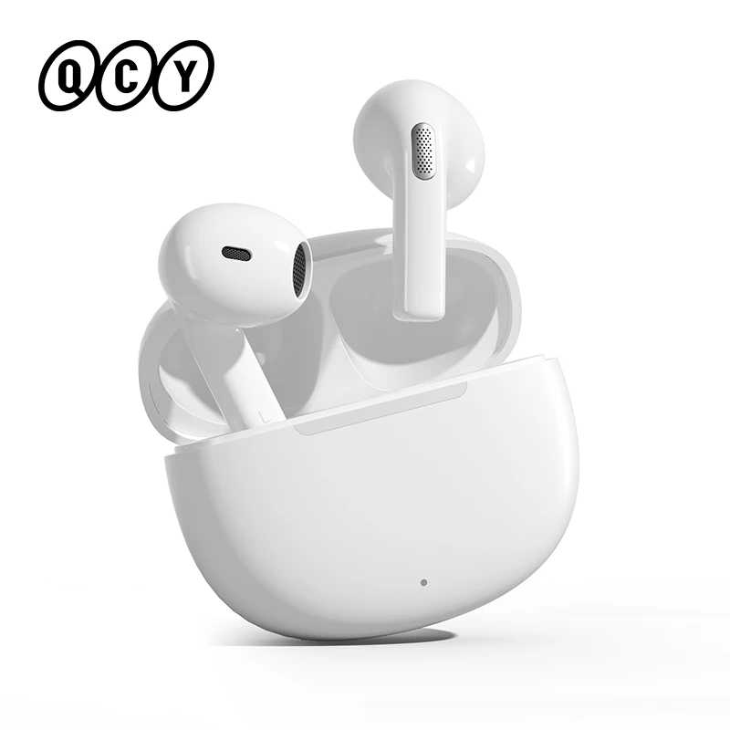 NEW ARRIVAL QCY T20 Wireless Earphones Semi-In-Ear TWS Bluetooth 5.3 HIFI Headphones HD Noise Reduction Earbuds 68ms Low Latency