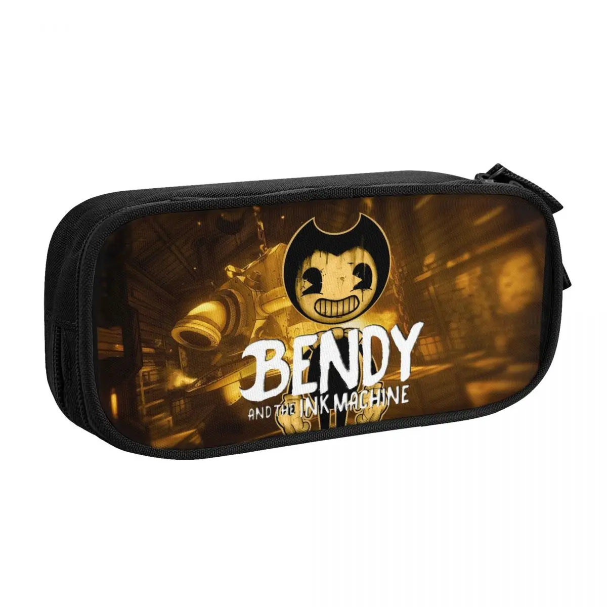 

Bendy N Ink Machine Pencil Pen Case Stationery Bag Pouch Holder Box Organizer for Teens Girls Adults Student