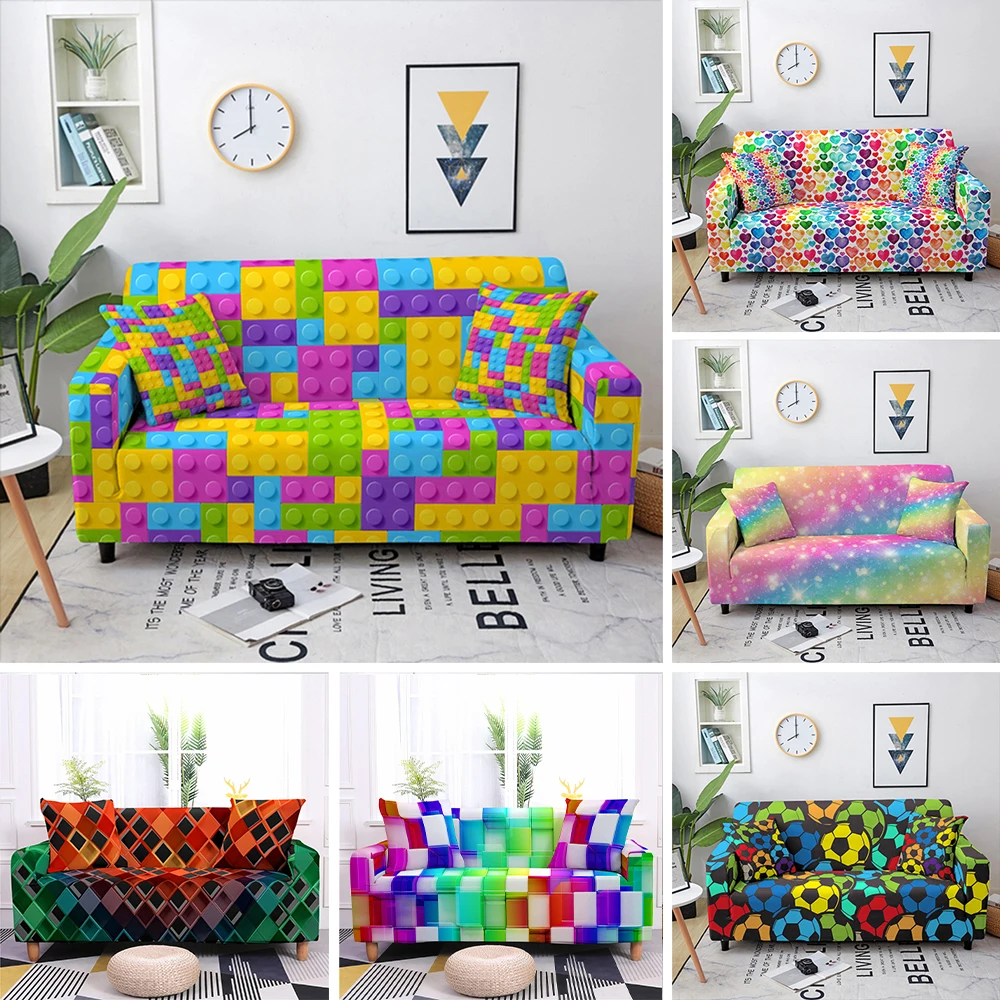 

Hot sale Fashion Sofa Covers For Living Room Corner Elastic Couch Slipcovers Sofa Protector Couch Case 1-4 Seaters