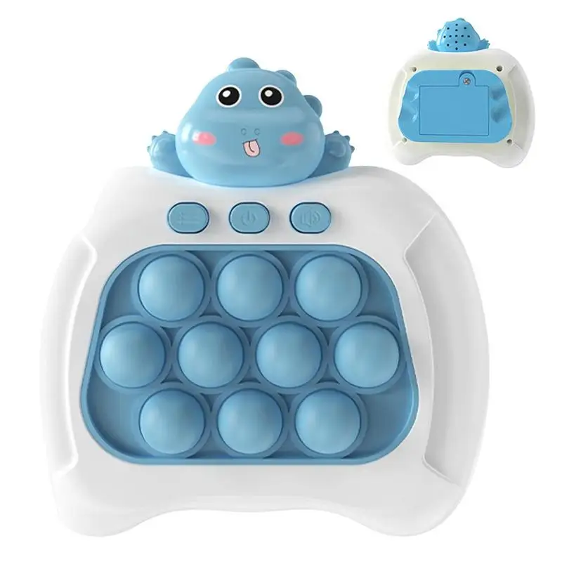 

Popping Push It Games For Kids Breakthrough Game Console Light Up Pattern Popping Squeeze Dinosaur Montessori Toy For Kids