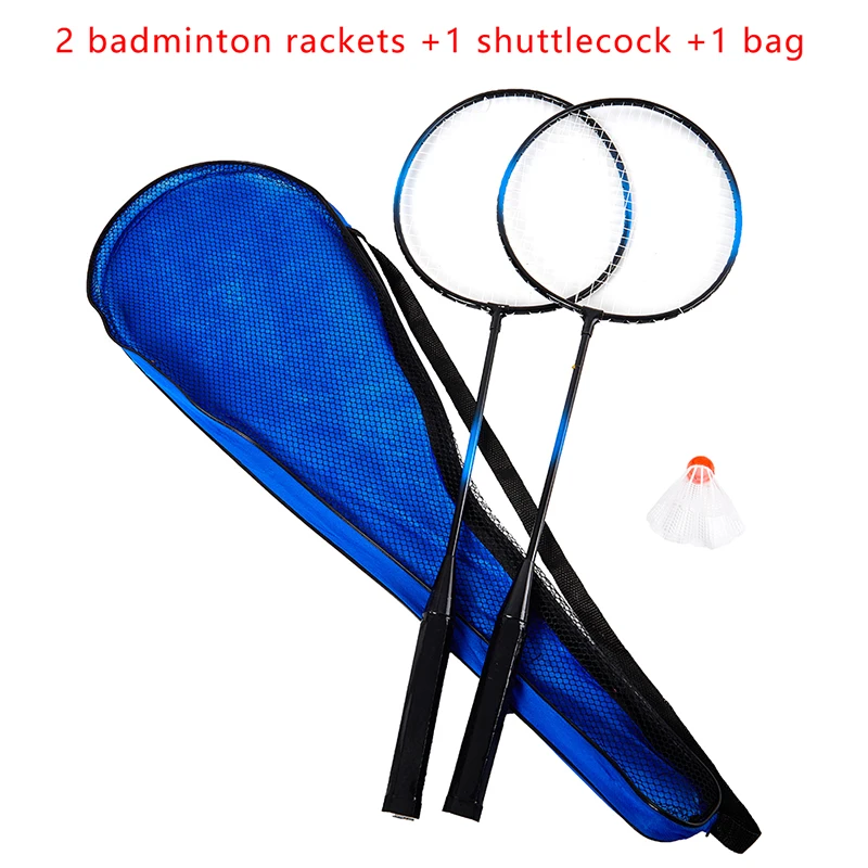

2PCS Full Carbon Fiber Ultralight Badminton Racket Set Training Sports Equipment Professional Offensive Padel Racket Racquet