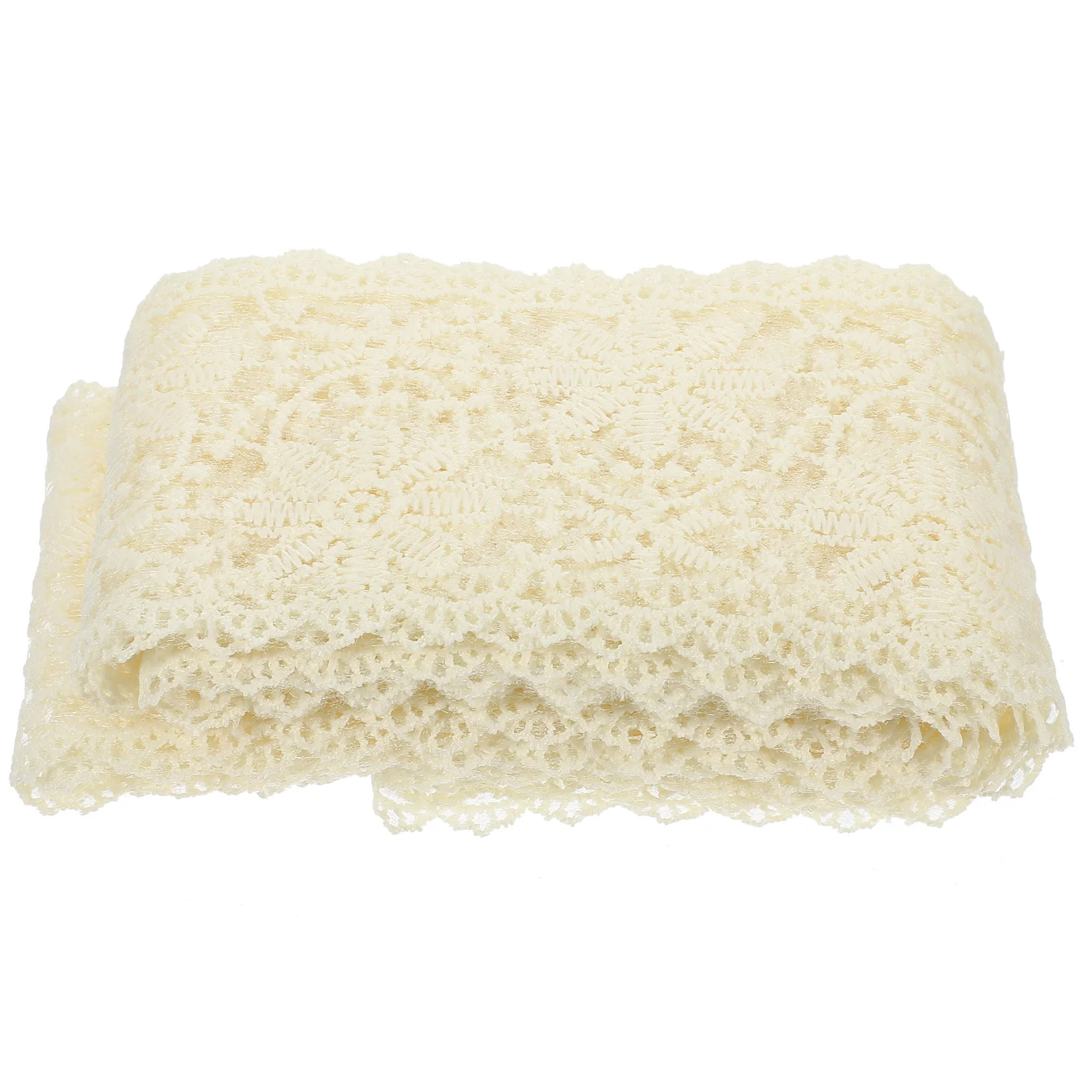 

Embroidery Lace Hand-made Dress Trim Trims White Bow Wear-resistant DIY Clothing Fabric Clothes Piping Elegant Style Ruffled