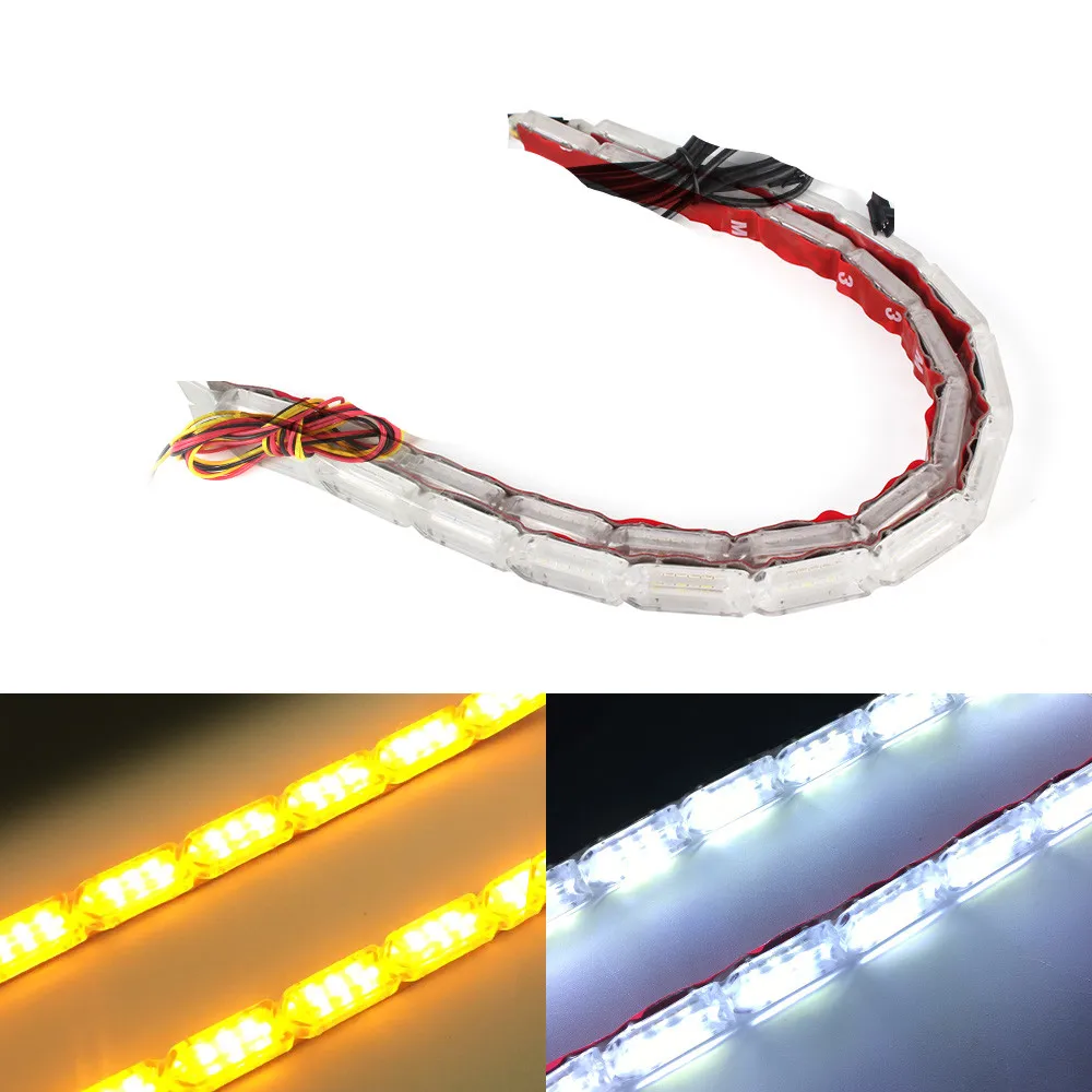 

2 шт., 12 В, водонепроницаемая лампа для дневных ходовых огней