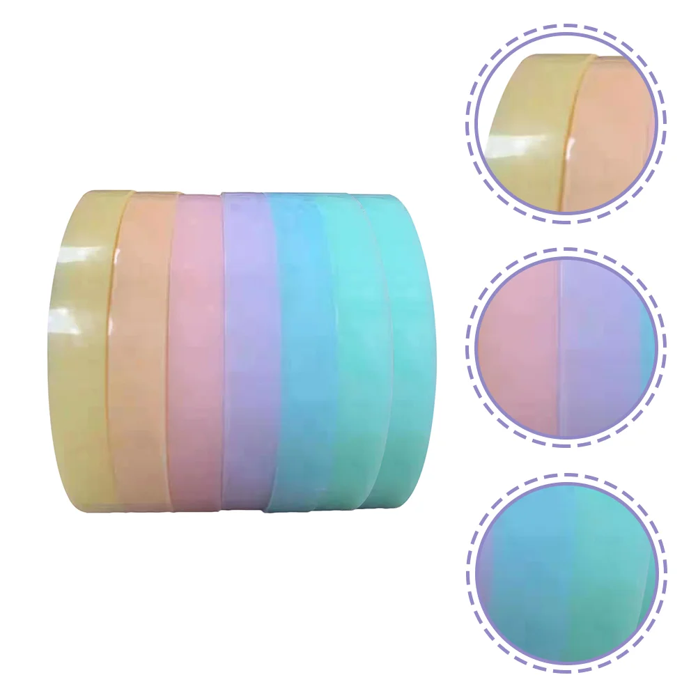 

7 Rolls Pulling Adhesive Tape Colored Painters Tape Colored Masking Tape