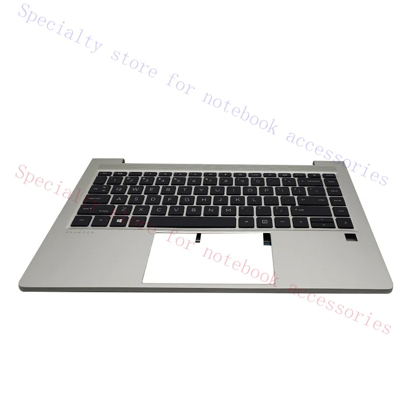 R+ подходит для HP Probook 440 445 G9, клавиатура с подсветкой и подставкой для рук N01287-001, серебристая, верхняя часть USK. (art.: 3920dc928ea9e) - 3920dc928ea9e