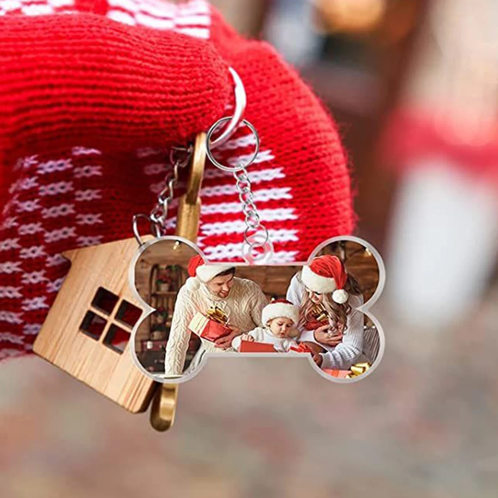 

20 шт., декоративное акриловое украшение для новогодней ёлки