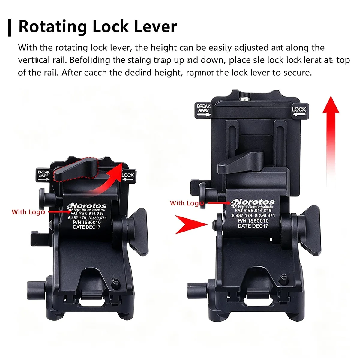 Фото Крепление для шлема NVG для PVS-14, PVS-15, PVS-18, PVS-31, PVS-7B, PVS-7D. Универсальное металлическое крепление NVG для очков ночного видения. Алюминиевый кронштейн. №2