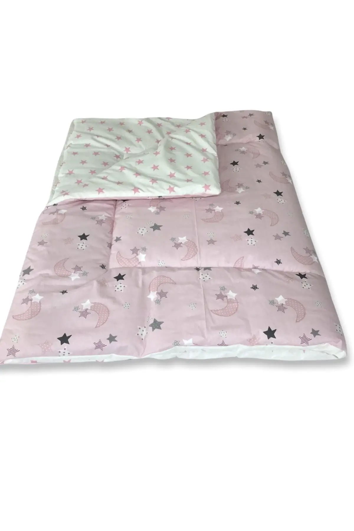100 cotton Baby Child Quilt 130x200 cm Sizes Pink Crescent Star Fiber Cotton Baby & Kids Quilt home