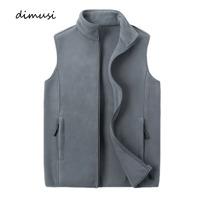 

DIMUSI Winter Men's Vests Casual Man Soft Warm Sleeveless Jackets Fashion Outwear Thermal Fishing Waistcoats Brand Clothing 8XL