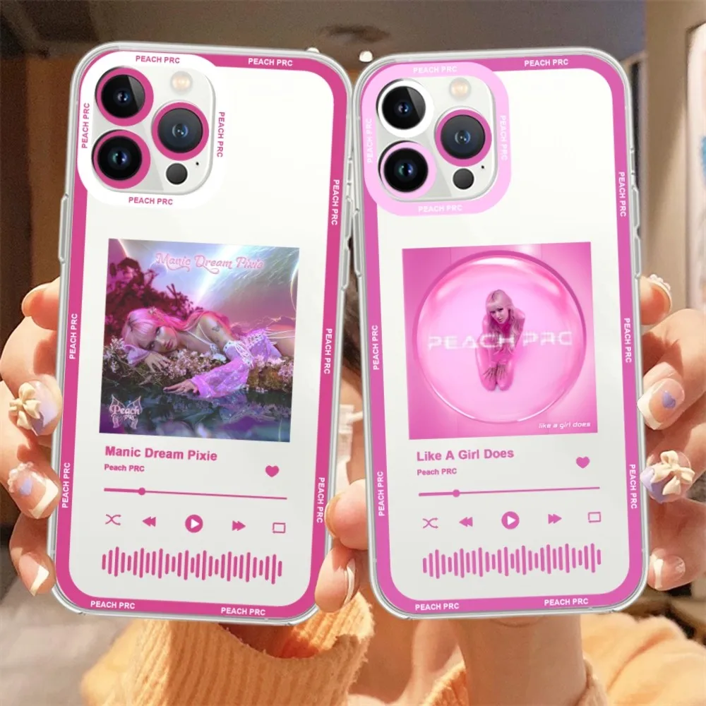 Чехол для телефона Singer Peach PRC Samsung Galaxy S23 S22 S21 S20 S10 Plus lite ультрапрозрачный чехол