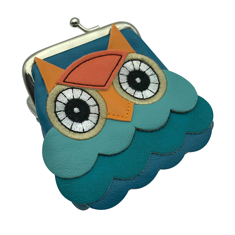 Кошелек для мелочи NICOLE &amp CO из искусственной кожи с металлическим каркасом |