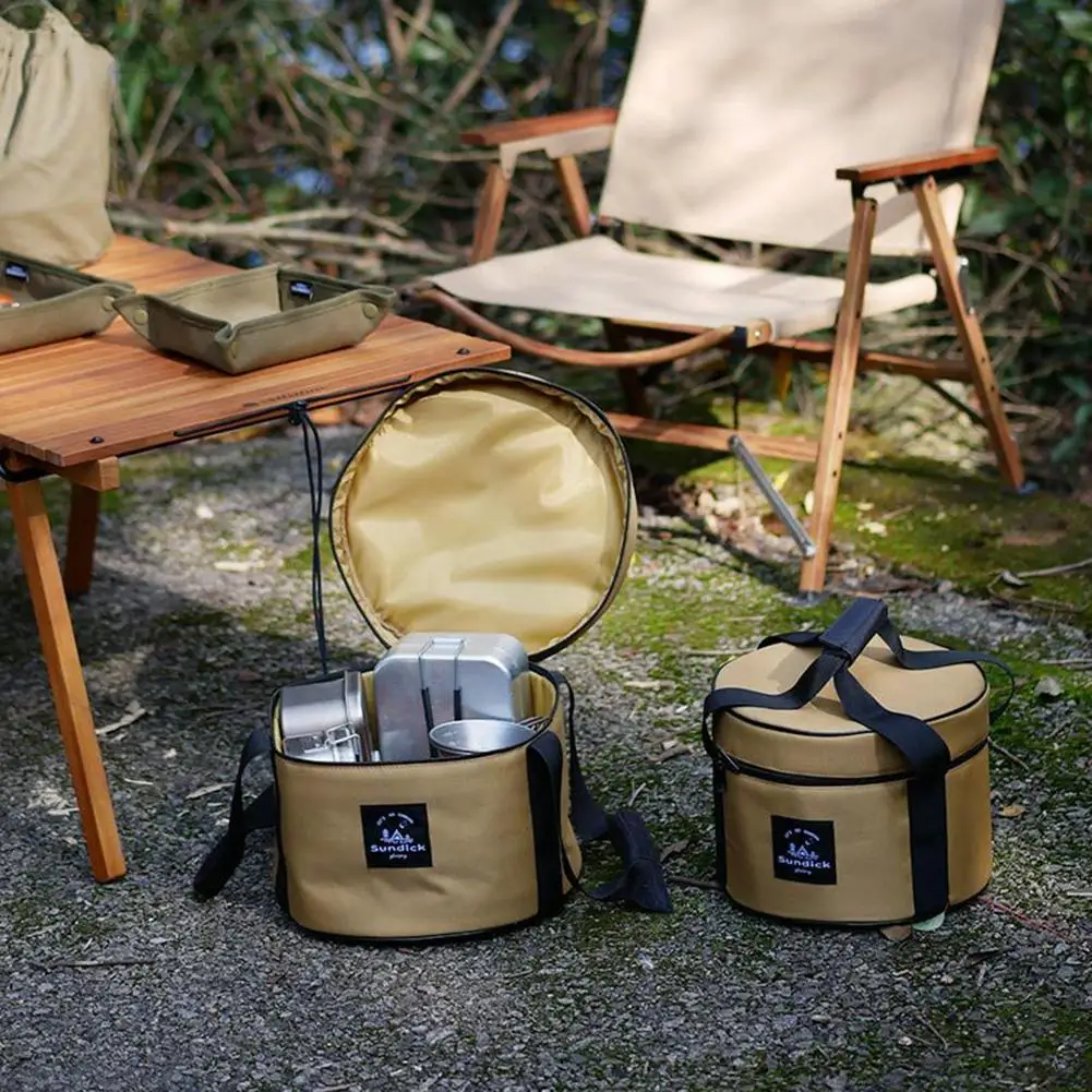

Outdoor Camping Meal Bag Large Storage Lamp Tableware Bag Camping Tool Picnic Camp Travel Bag Camping Camping Storage Bag