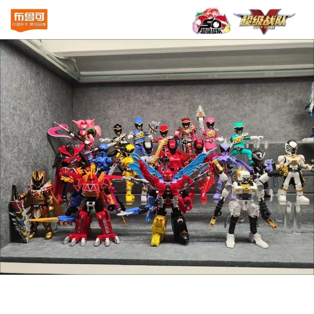 Фото Blokees Super Sentai Galaxy Version 01 GV01 GV02 Ohsama Sentai King-Ohger Kuwagata Tombo Kamakiri Ohger Сборные подвижные фигурки №1