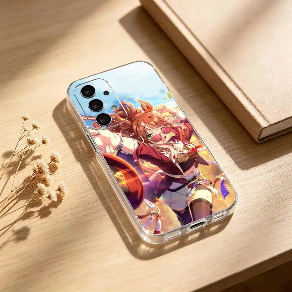 Фото Вечная молодость Umamusume Прозрачный мягкий силиконовый чехол для телефона Samsung S25 S24 S23 S22 S21 S20 Ultra Plus №2