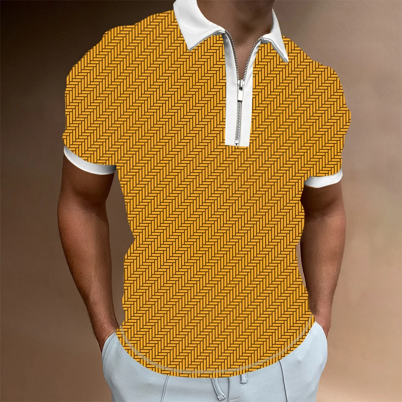 

X Task Force 2022 Spring and Autumn New Men's Long Sleeve T-Shirt Polo Shirt 3D Gradient Printing Pattern T-shirts Male Clothing