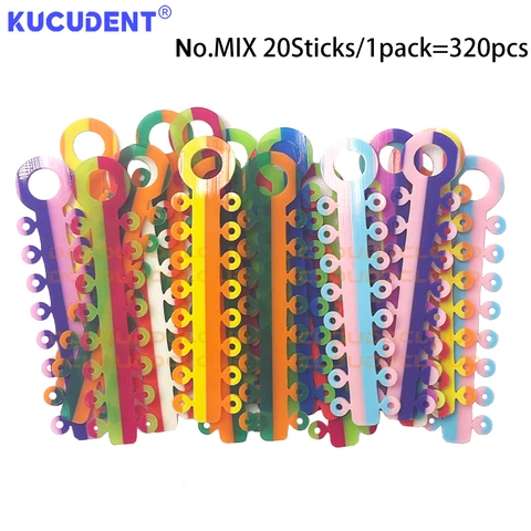Новые двухцветные стоматологические ортодонтические эластичные лигатурные стяжки стоматологические резинки для брекетов зубных брекетов стоматологические ортопедические материалы Dentist Ortho