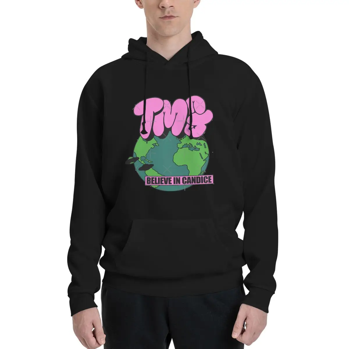 

Tiny Meat Gang Merch TMG Globe Polyester Hoodie Men's Women's Sweater Size XXS-3XL