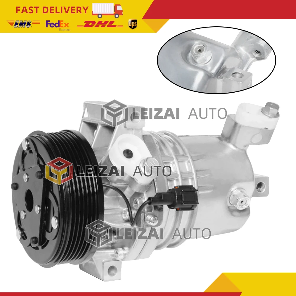 Фото Компрессор кондиционера для NISSAN CUBE VERSA TILDA 2008-2019 92600CJ63A 92600CJ63D 92600CJ63E 92600-CJ63A 92600-CJ63D 92600-CJ63E №2