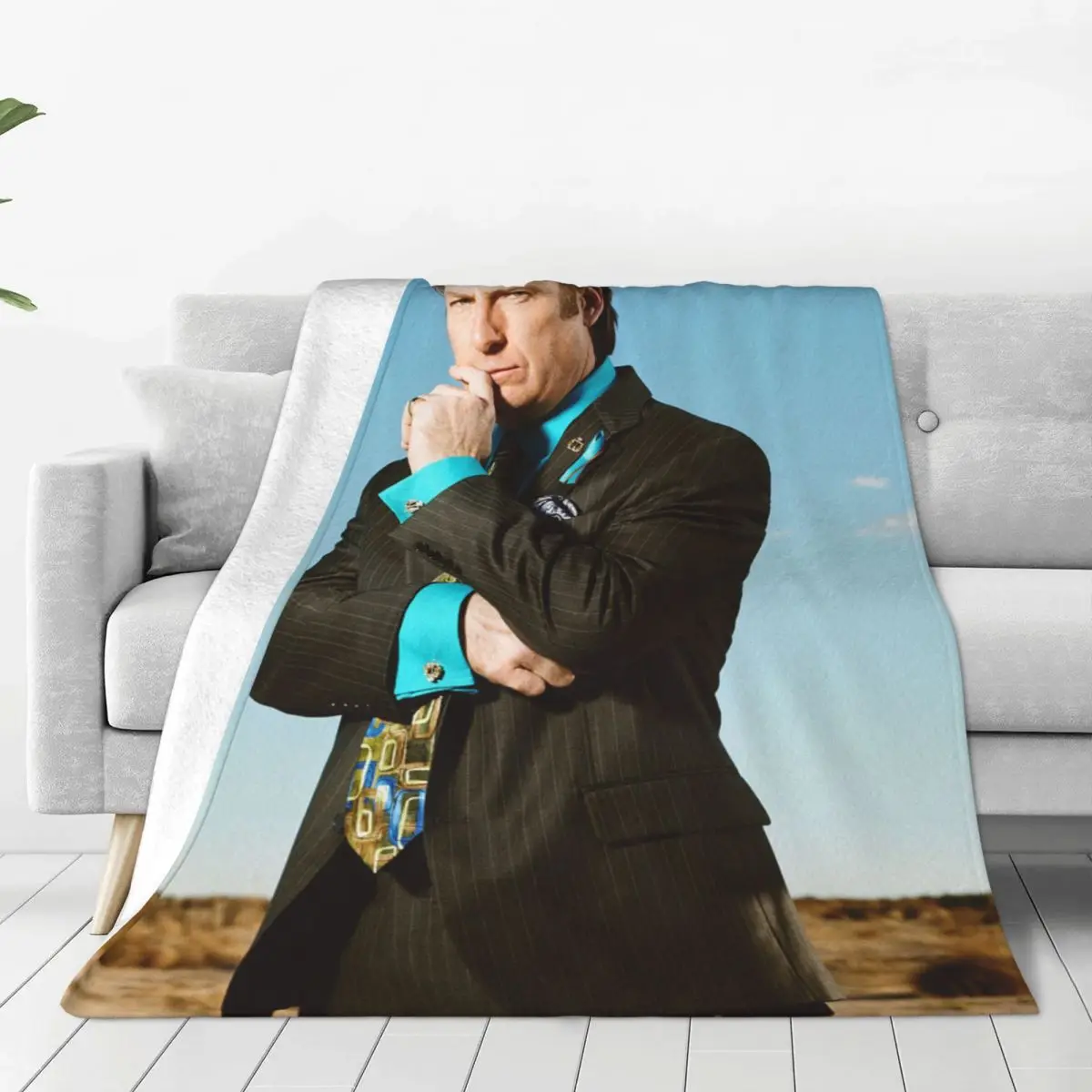 

Bob Odenkirk Actor Coral Fleece Plush Throw Blankets Saul Goodman Blankets for Bed Office Super Warm Bedspread