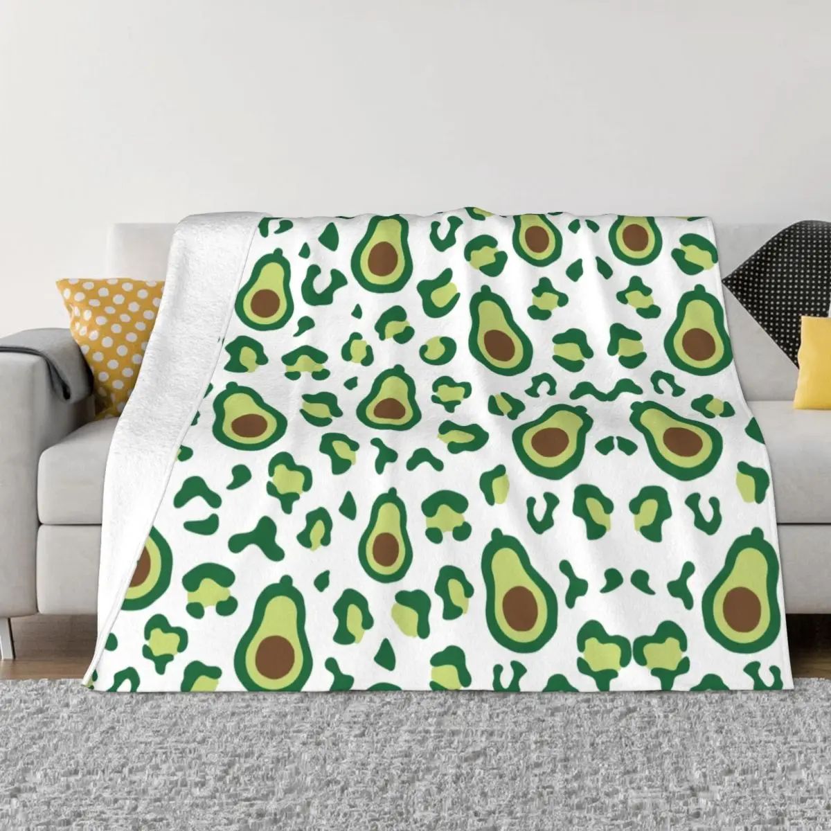 

Red Avo Cardio Funny Fitness Avocado Pattern Fleece Warm Flannel Throw Blankets for Sofa Outdoor Bedding Bedspread Blanket Soft