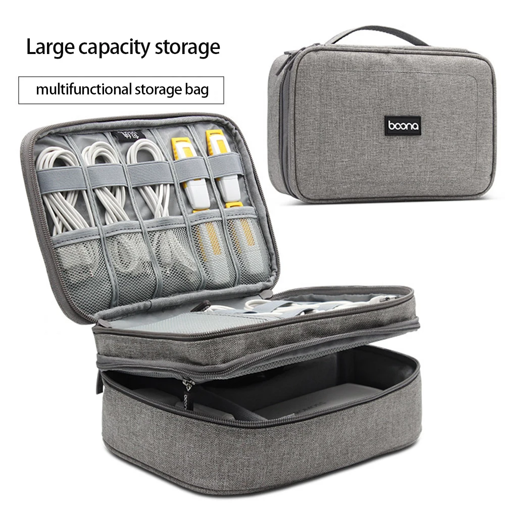 

Travel Digital Storage Bags Electronics Cable Organizer Cord Usb Wires Portable Charger Power Bank Accessories Case for Earphone