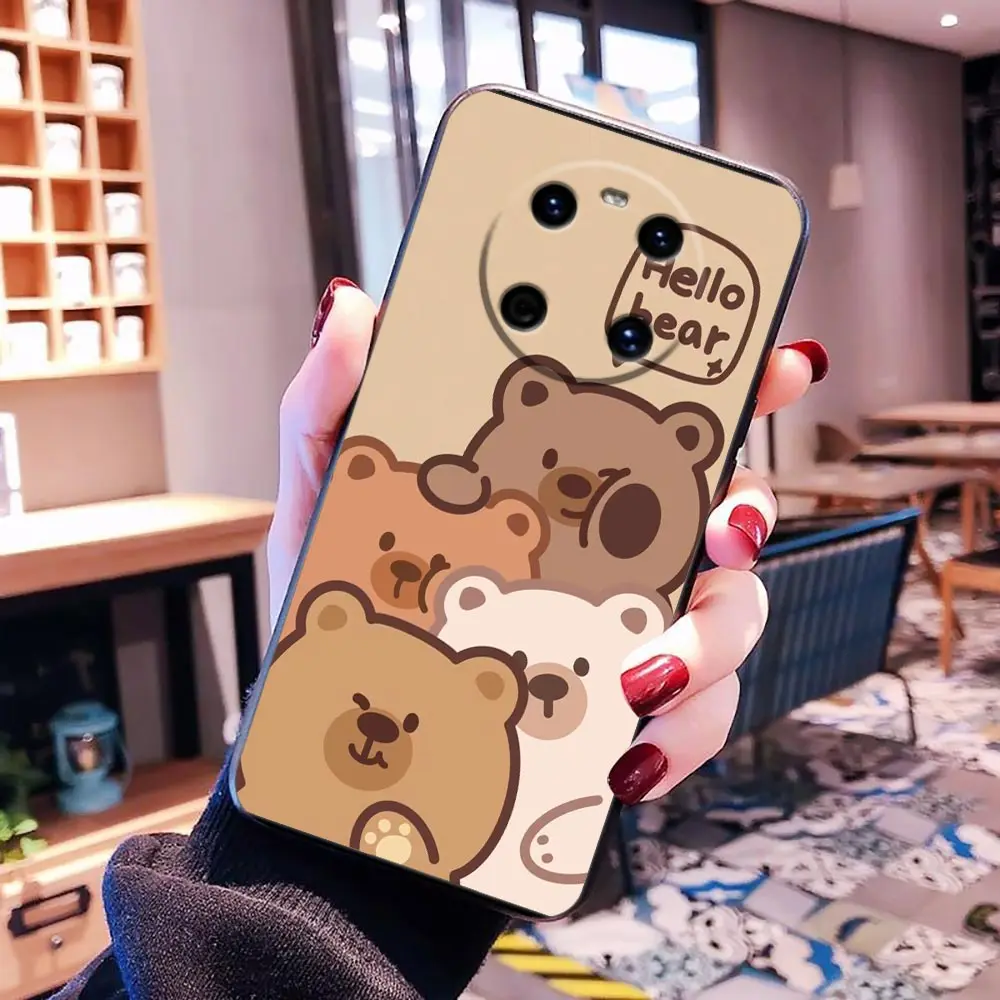 Phone Case For HUAWEI P50 P40 P30 P20 P10 P9 P8 Plus MATE 30 20 20X 10 9 8 Pro Lite Case Funda Coque Shell Cute Panda Tiger Cat