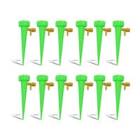 12pcs automatic drip irrigation system self watering spike for plants flower greenhouse garden auto water dripper device