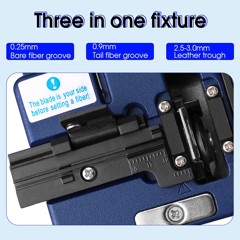 FTTH FC-6S Optical Fiber Cleaver Metal High Precision Cold Connection Cutter Tool