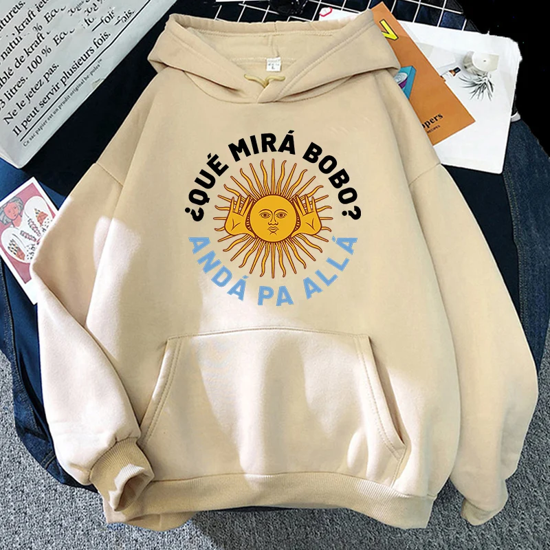 

Funny que miras bobo Hoodies Vintage Gift Men Women Pullover Casual Unisex Soft Hooded Autumn And Winter Sweatshirts
