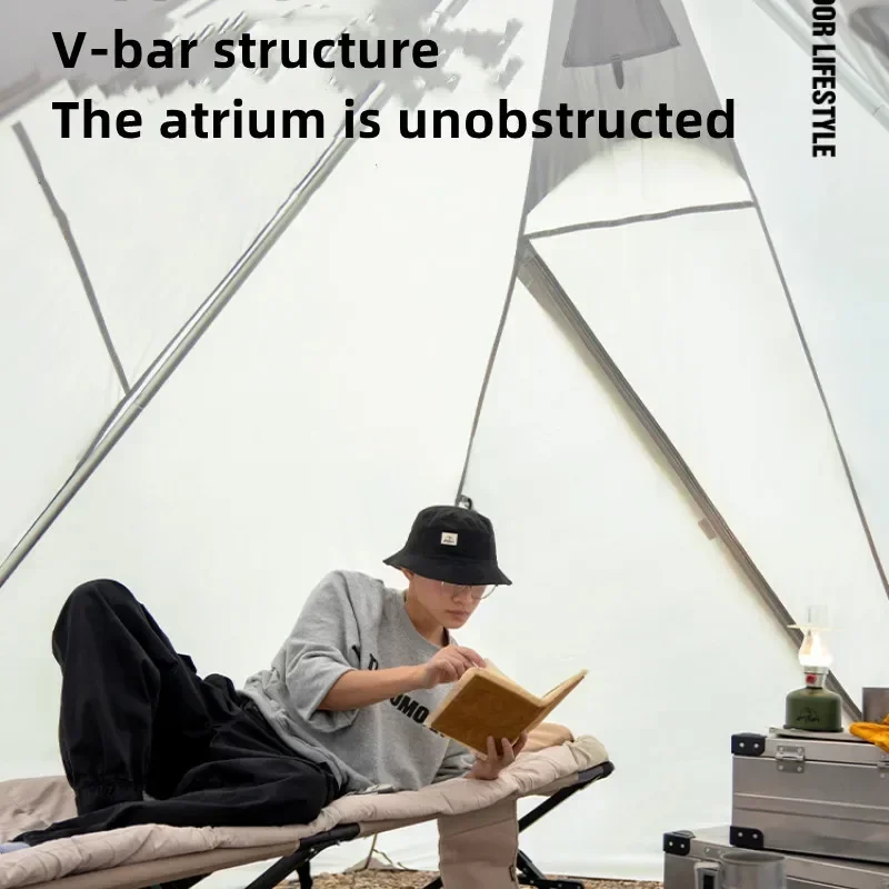 Mobi Garden Nature Hike Кемпинговая палатка Пирамида Очень толстая со снежной юбкой