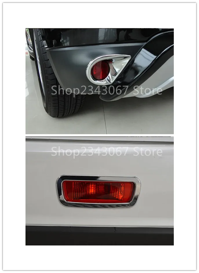 

Задняя противотуманная фара для Mitsubishi ASX 13-15, задняя противотуманная фара, задняя рамка тормозной фары, декоративная рамка для заднего бампера