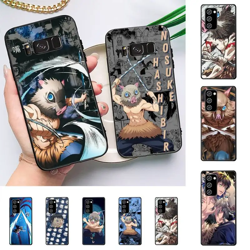 

Anime Demon Slayer Hashibira Inosuke Phone Case For Redmi 8 9 10 pocoX3 pro for Samsung Note 10 20 for Huawei Mate 20 30 40 50