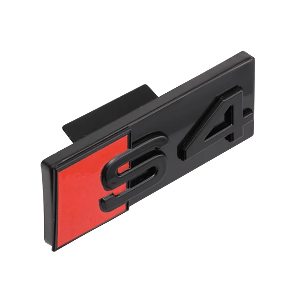 

3D ABS автомобильная передняя решетка, эмблема, наклейка, декоративная модификация, аксессуары S, значок для Audi S3 S5 S4 S6 S7 S8, логотип, автостайлинг