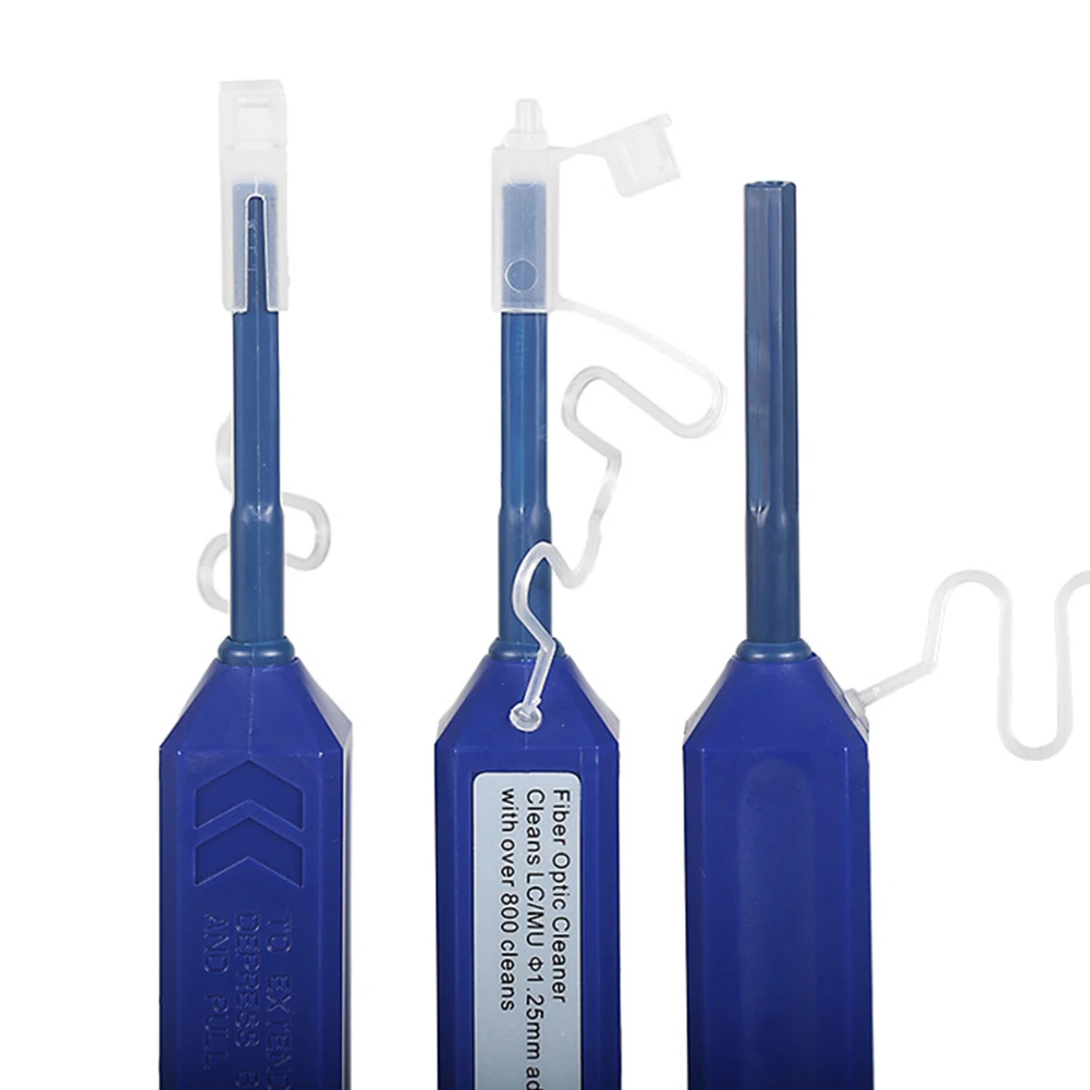 

Fiber Optic Cleaner Connector Universal End Face Pen Shape Tool Resin SC LC One Click Disposable Adapters Portable Ferrules