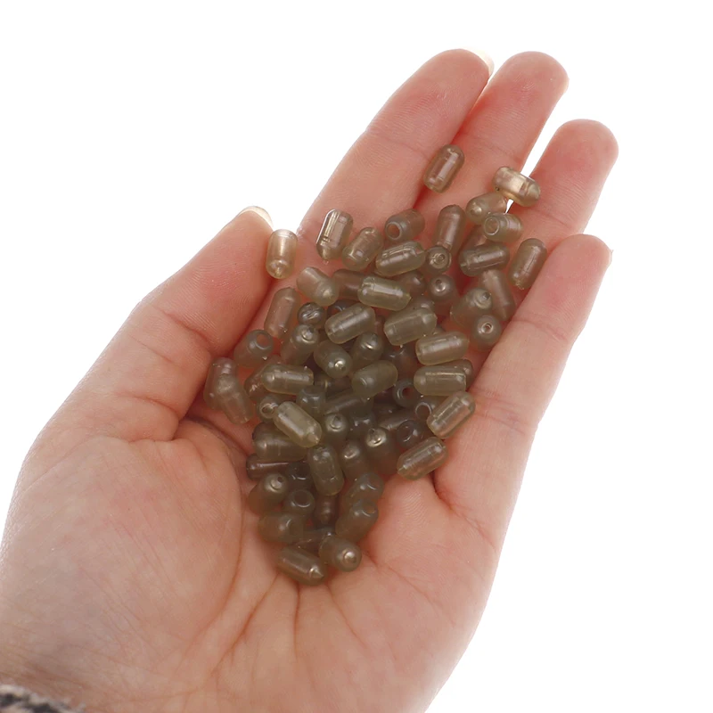 

100pcs Carp Fishing Accessories Swivel Stop Beads Anti-tangle Sleeve Stops