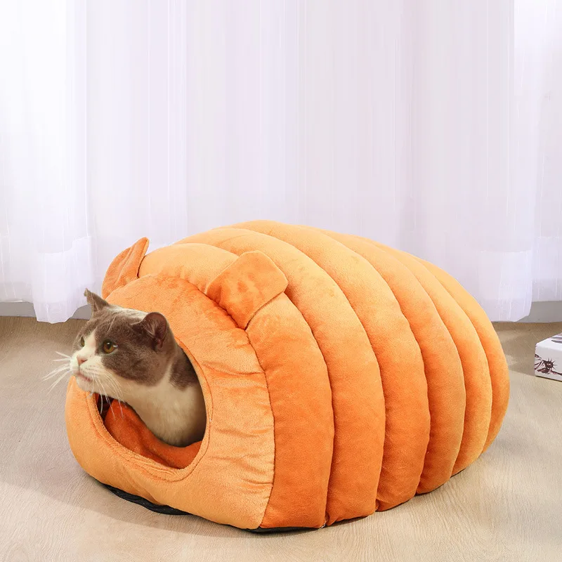 

Домик для кошек, креативная Закрытая клетка для кошек, маленький и средний домик, спальное гнездо для питомцев, кровать для котят