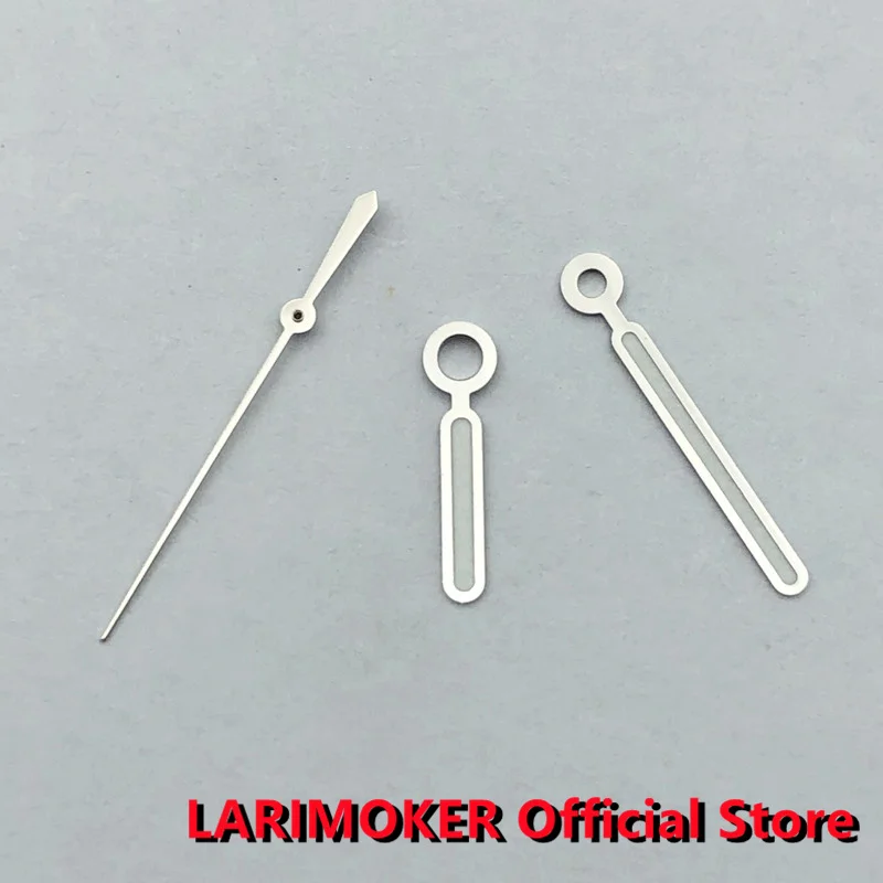 Цена LARIMOKER серебряные/розовые золотые часы руки зеленые светящиеся стрелки подходит для NH35 NH36 NH38 механизм
