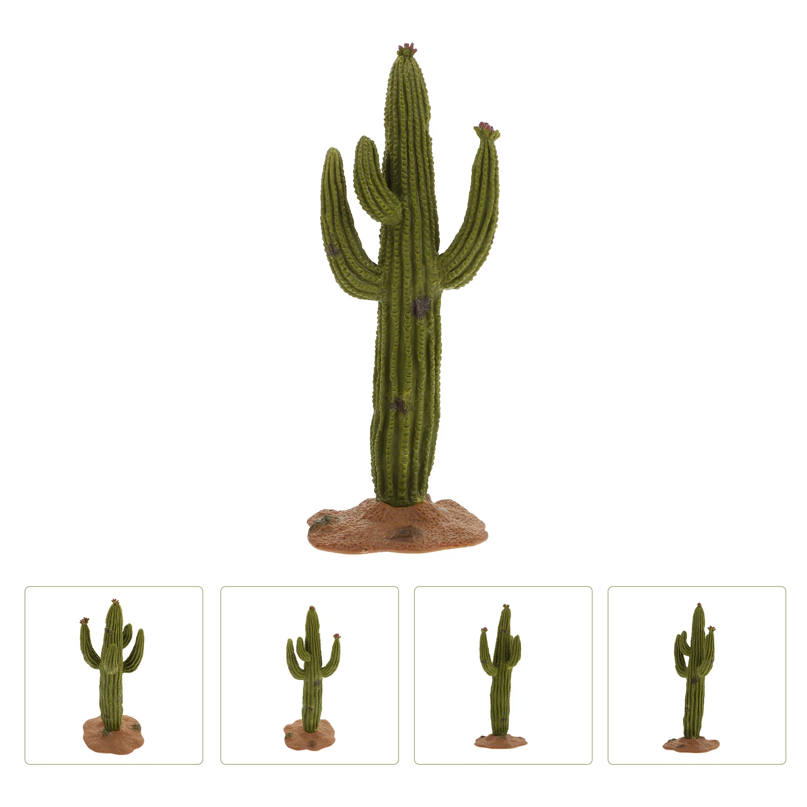 

Cactus Fake Model Decor Faux Figurine Cacuts Artificial Statue Succulent Mini Treesbonsai Lifeliketropical Miniature Tree