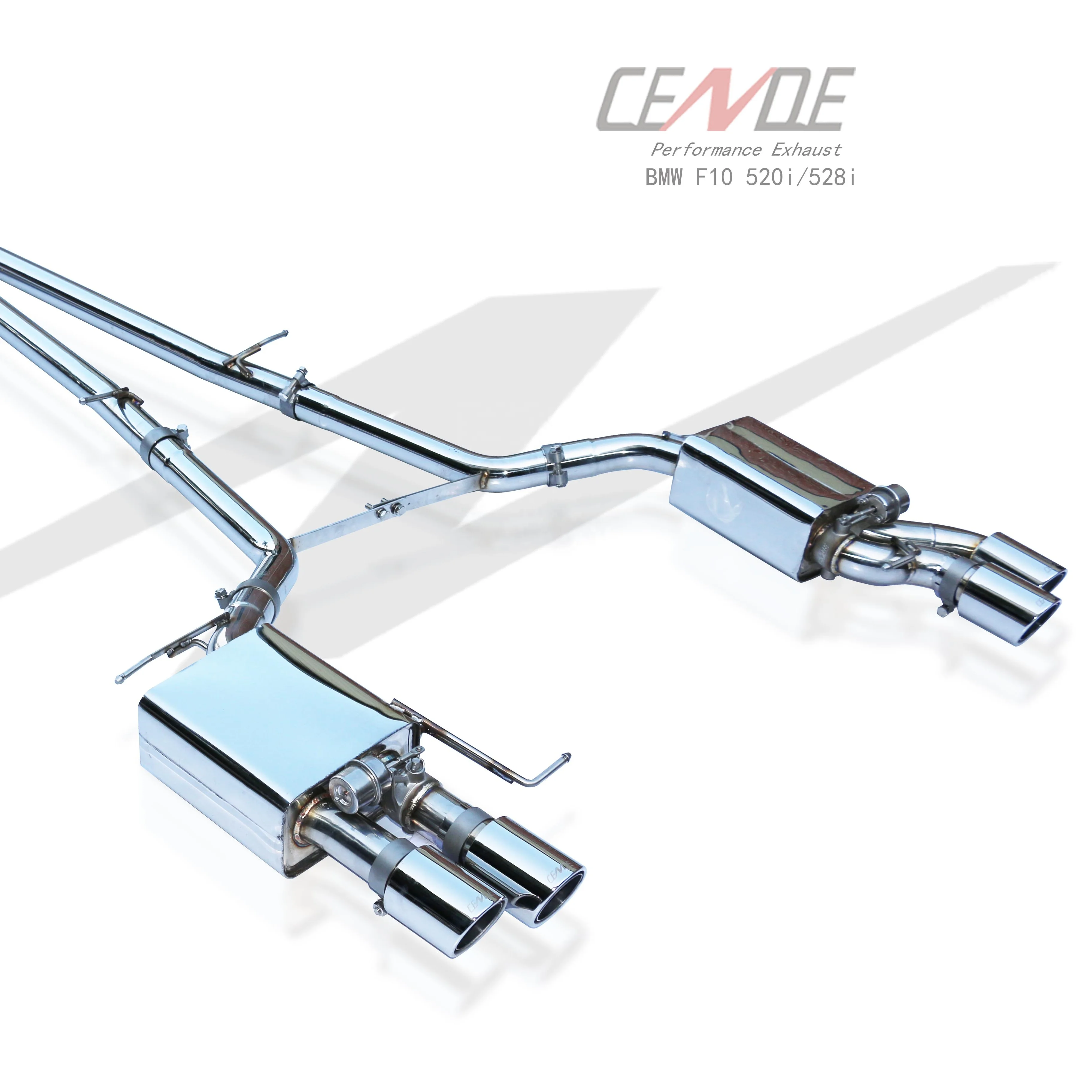 Customized Exhaust For BMW 5 series E60 520 / 523 / 530 f10 Exhaust Pipe System Customized Exhaust For BMW 5 series E60 520 / 523 / 530 f10 Exhaust Pipe System