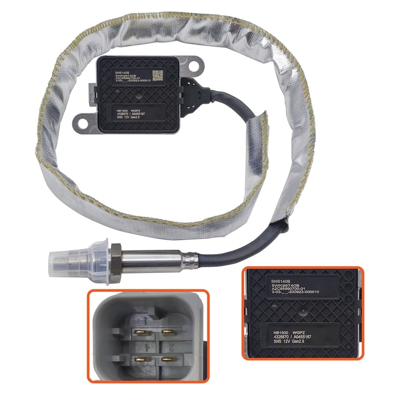 Датчик оксида азота Nox 3687930 5WK96740B для 2013-2018 Cummins 11.9L 15L ISX15