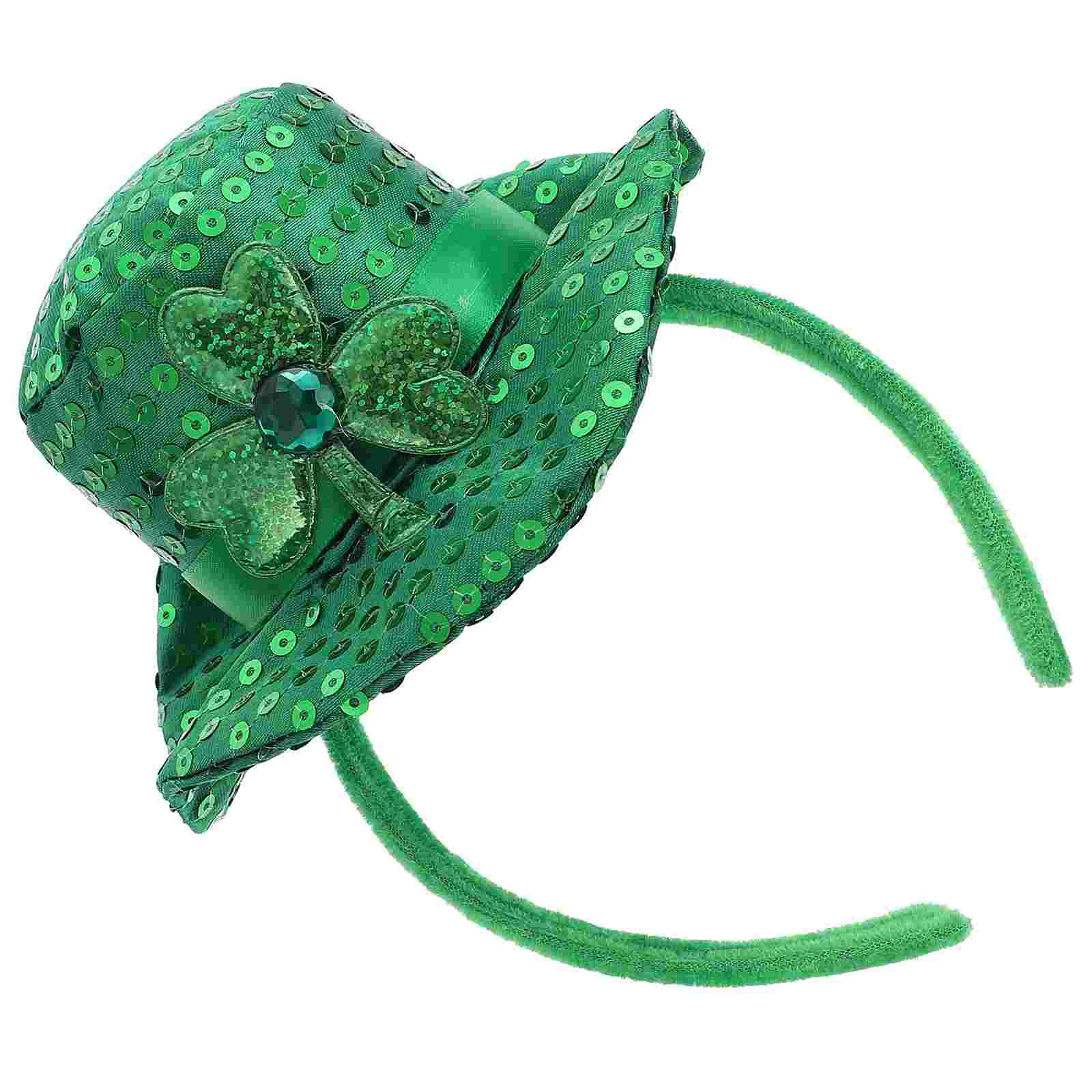 

Head Shamrock Piece Headband S Patrick Party Hair Hairband Accessories Decor Hat St Leprechaun Patricks Hats Day Accessory