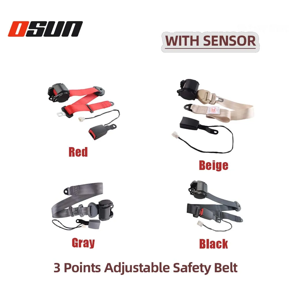 Высококачественный универсальный автомобильный ремень безопасности, 3 ...