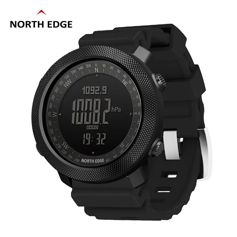 NORTH EDGE-reloj inteligente profesional para hombre, pulsera Digital con altímetro, brújula, para buceo, 50M