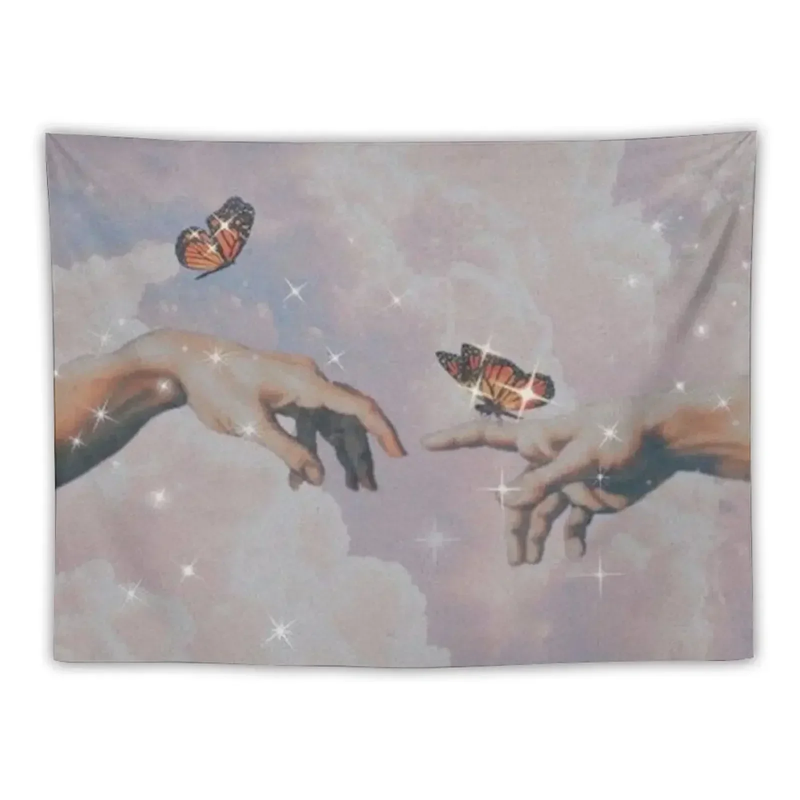 Гобелен с бабочками Майклагело эстетический декор для комнаты настенная роспись