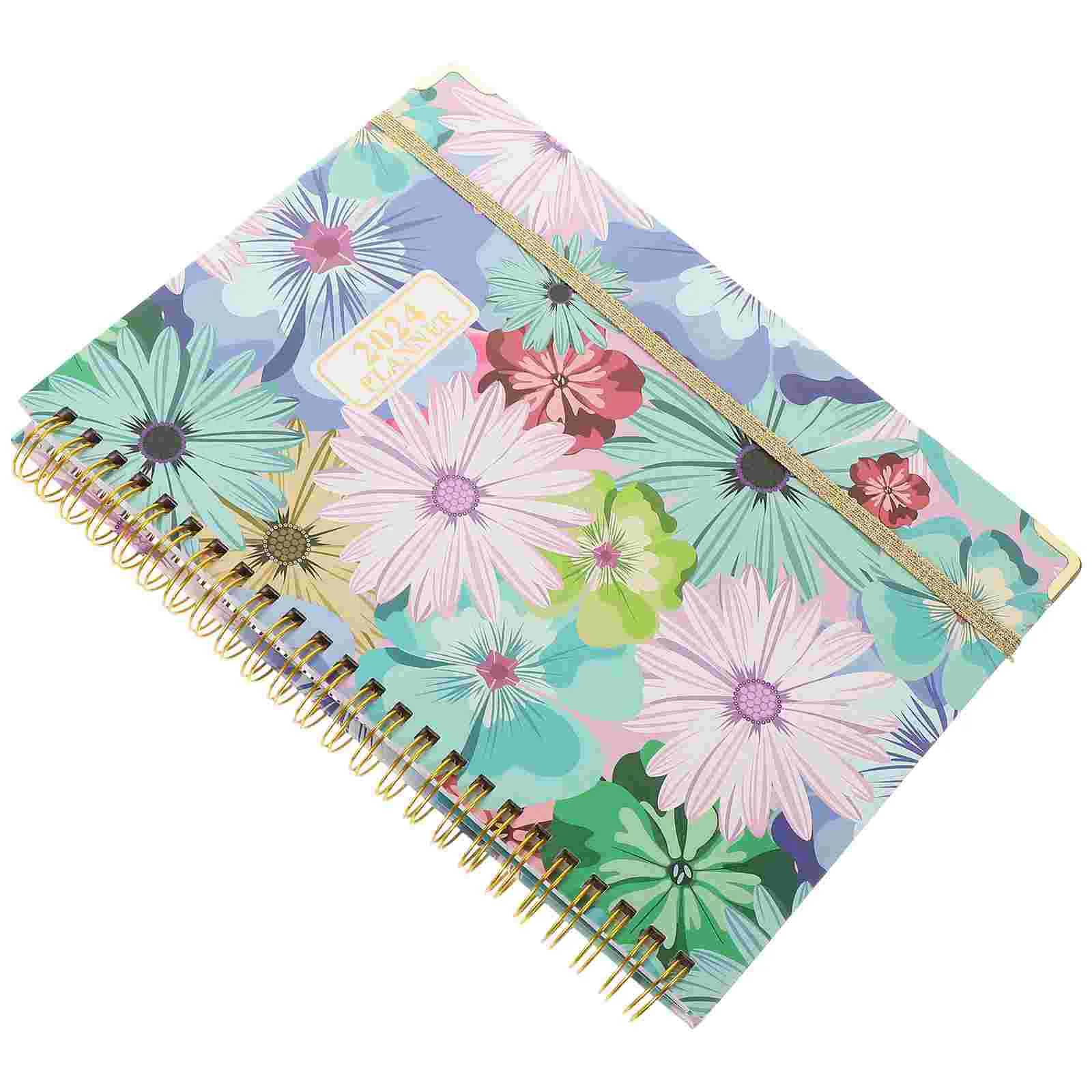 

Planning Handbook Notebook Coil Notepad Office Notebooks Weekly Planner Decorative Schedule Meeting Portable New Year