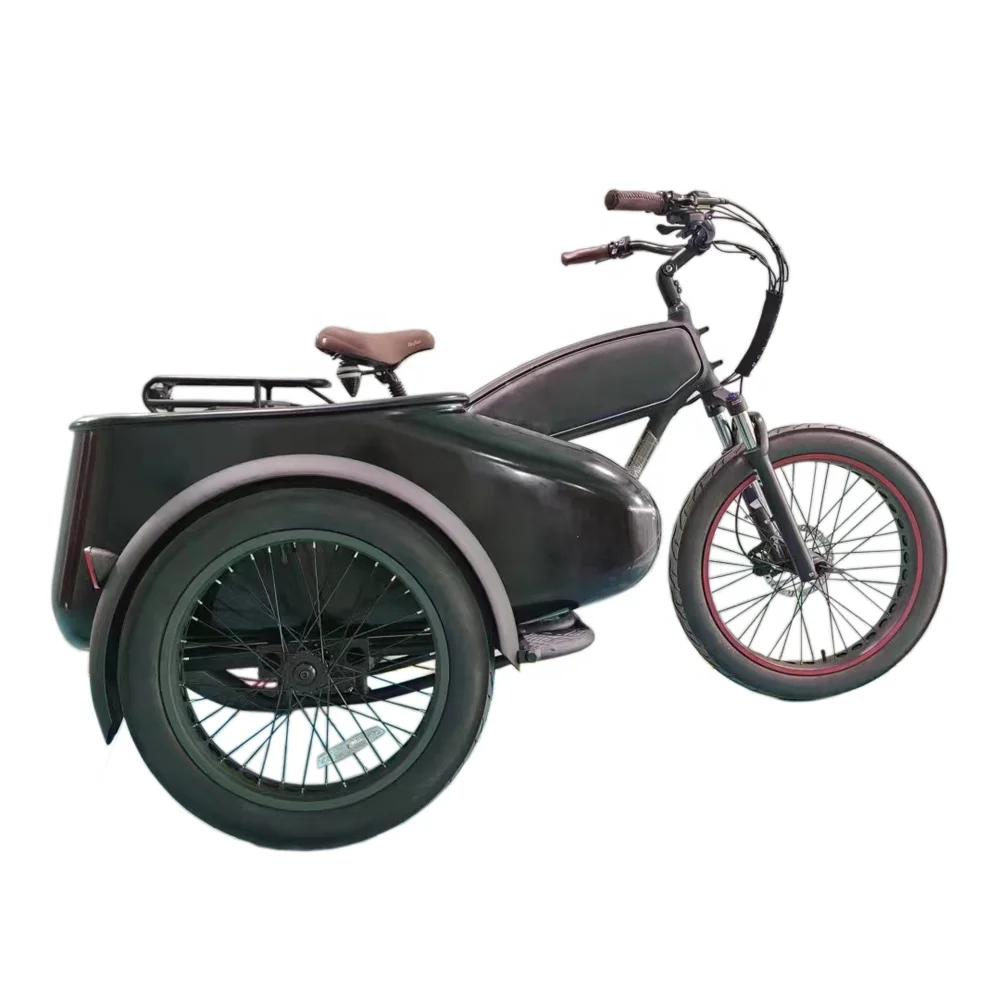 Боковой автомобиль Fat Pedelec/250 Вт боковой электровелосипед/500 сидекар
