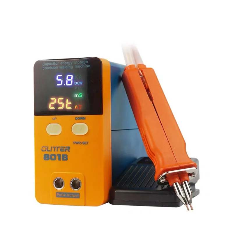 

11.6KW LED Digital Display 801B Storage Capacitor Battery Spot Welding Machine Portable Small Spot Welder 100 ~ 240V new